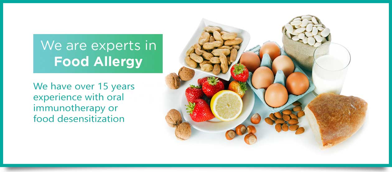 Oral immunotherapy or food desensitization
